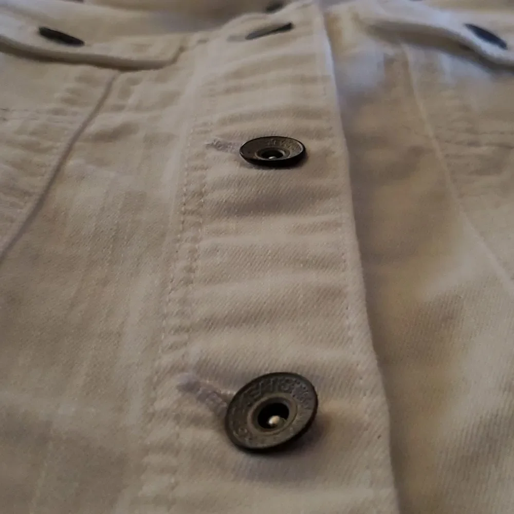 GAP KIDS White Denim Jacket - Sz. XS (4-5) Regular